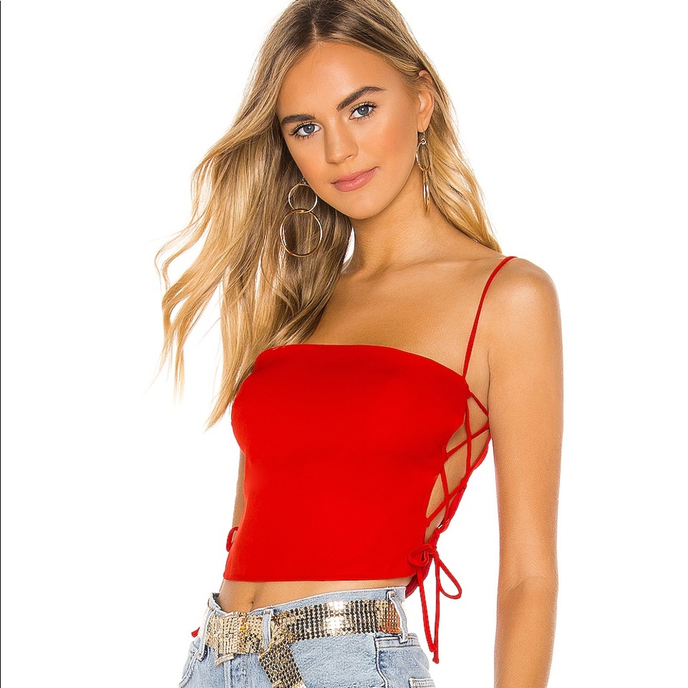 Revolve Superdown Strappy Tank Small